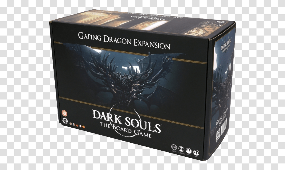 Dark Souls The Board Game - Gaping Dragon Boss Expansion Dark Souls Board Game Mace, Box, Text, Logo, Symbol Transparent Png