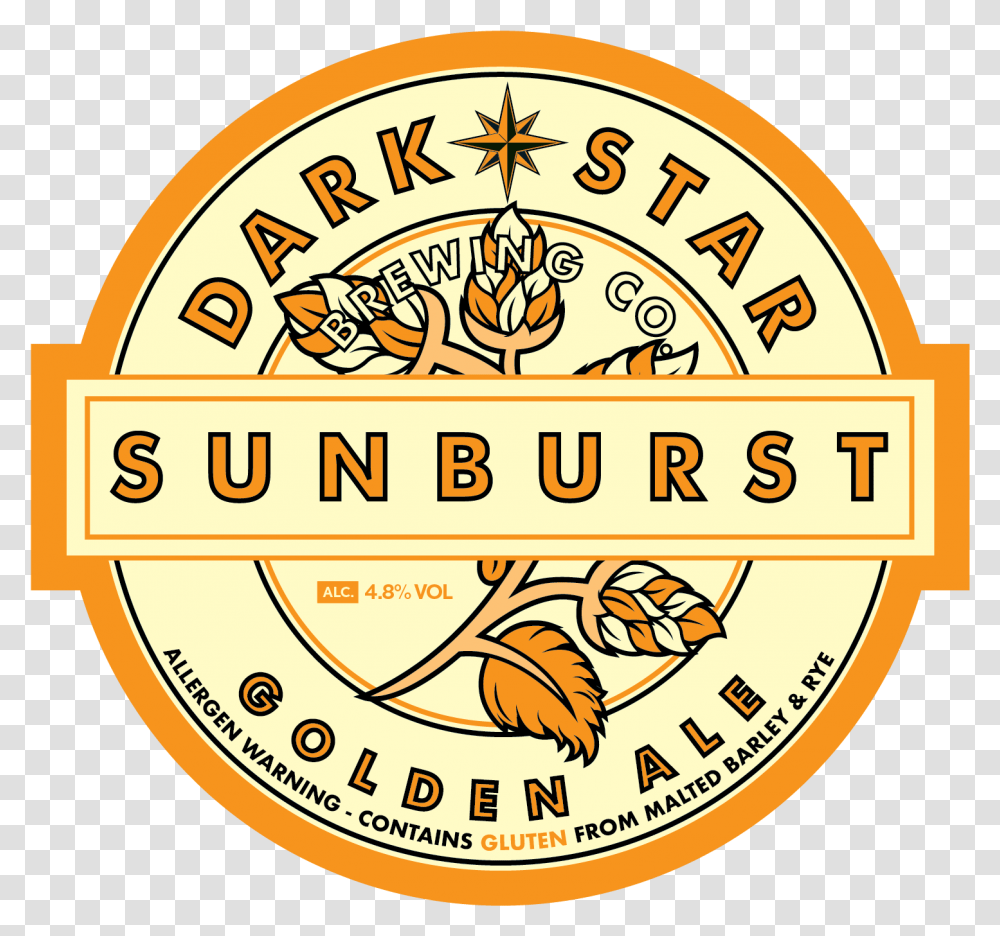 Dark Star Sunburst Dark Star Sunburst, Logo, Symbol, Label, Text Transparent Png