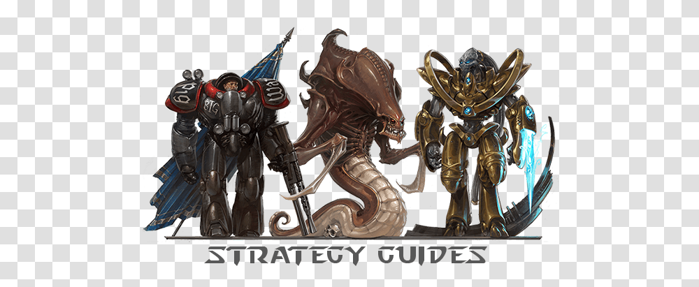 Dark Starcraft 2 Sc2 Goliath, Dragon, Person, Alien, Wasp Transparent Png