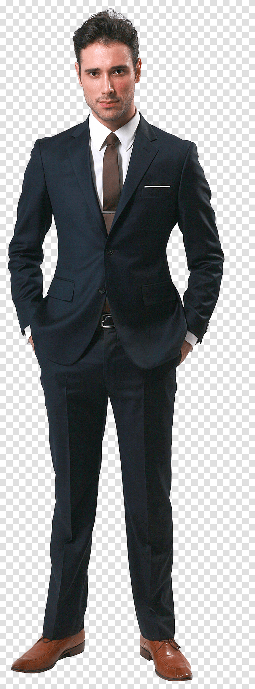 Dark Suit And Tie, Apparel, Overcoat, Person Transparent Png