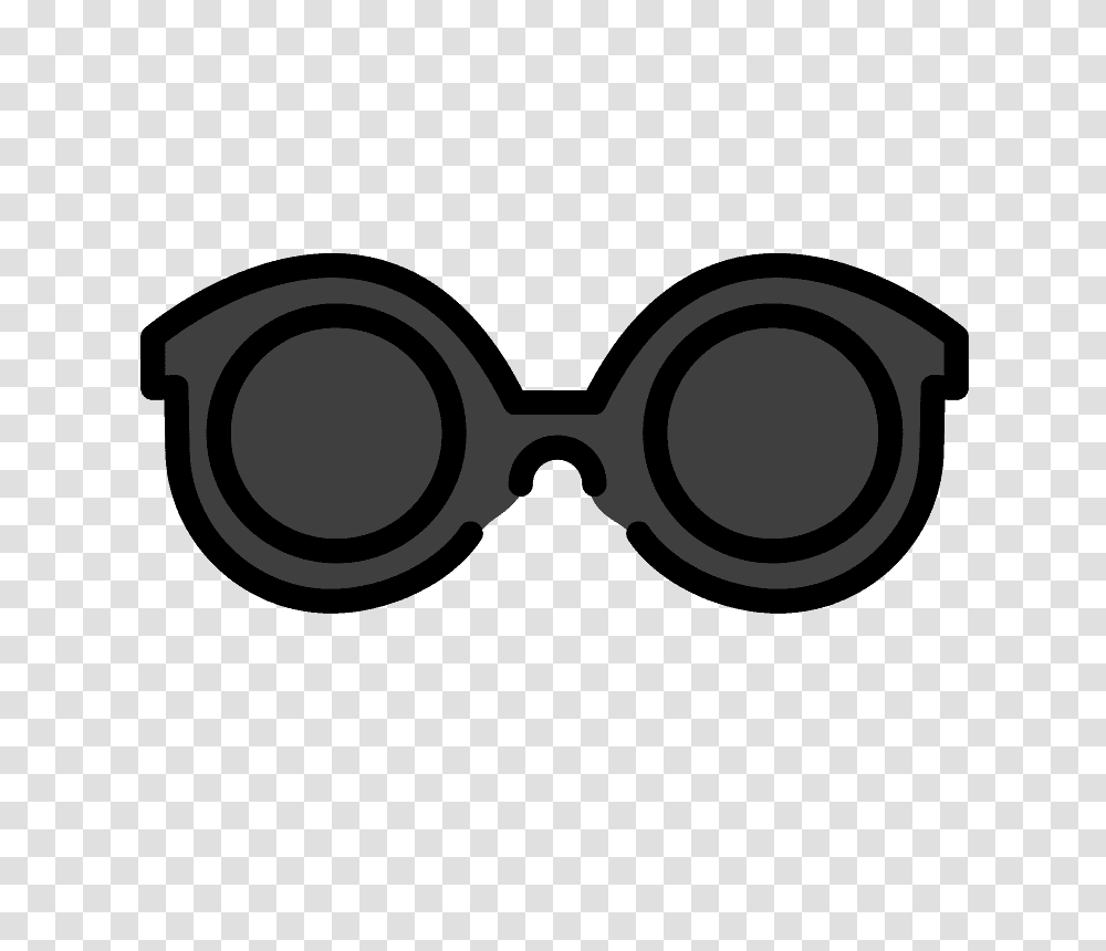 Dark Sunglasses Emoji Meanings - Typographyguru Circle, Goggles, Accessories, Accessory, Binoculars Transparent Png