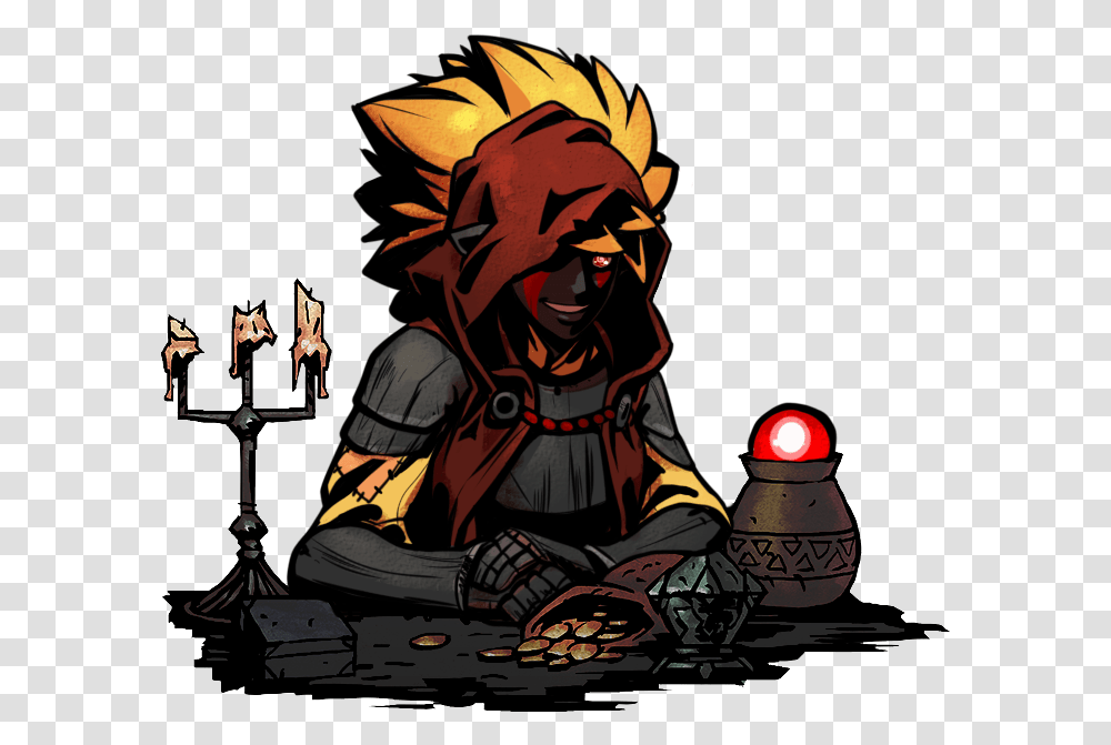 Darkest Dungeon Gypsy, Person, Human, Samurai, Pirate Transparent Png