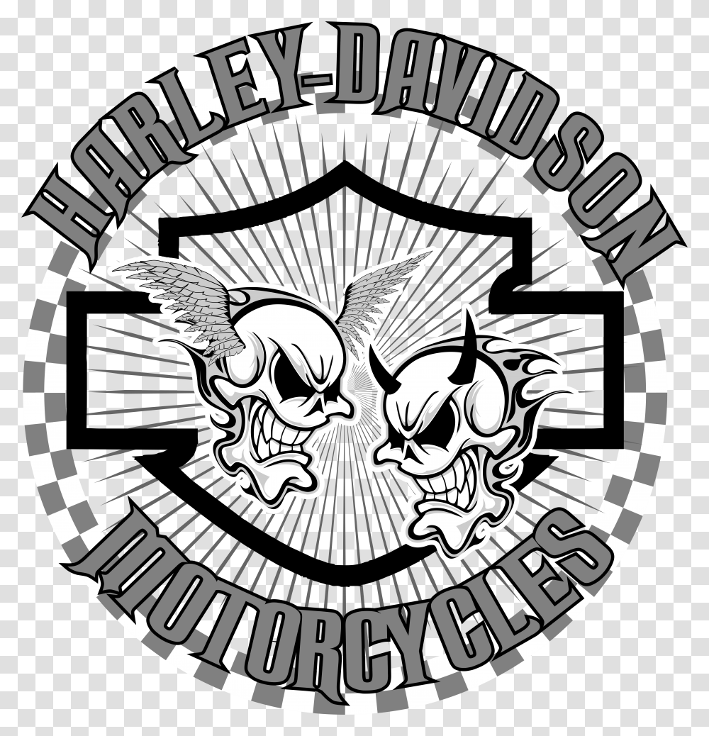 Darkhorse Harley Davidson Harley, Emblem, Logo Transparent Png