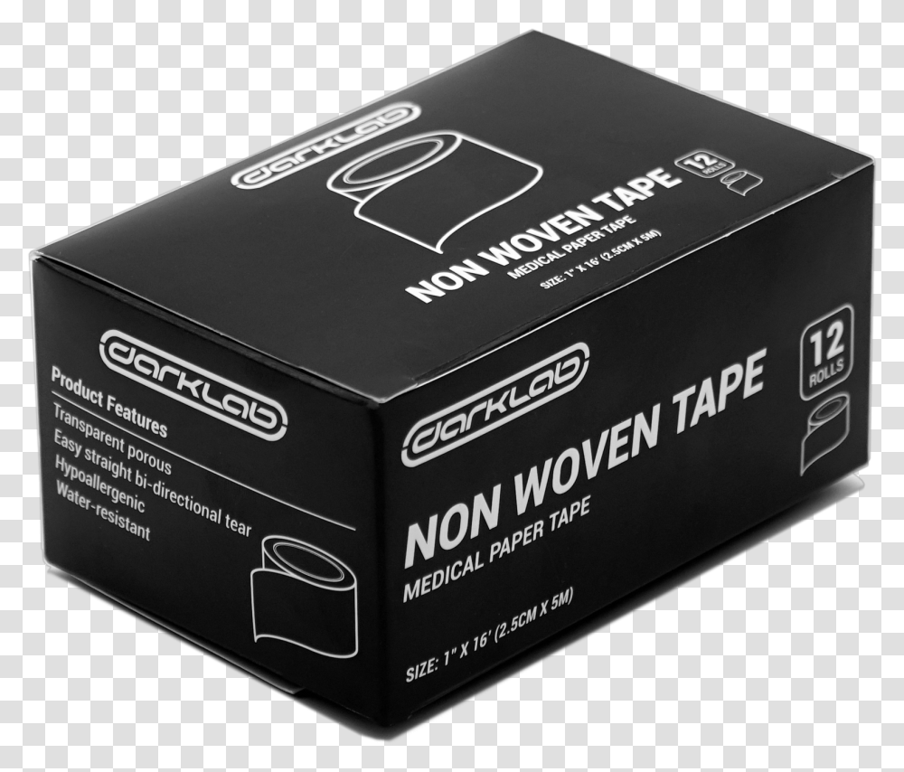 Darklab Non Woven Paper Tape Box, Carton, Cardboard, Adapter, Ammunition Transparent Png