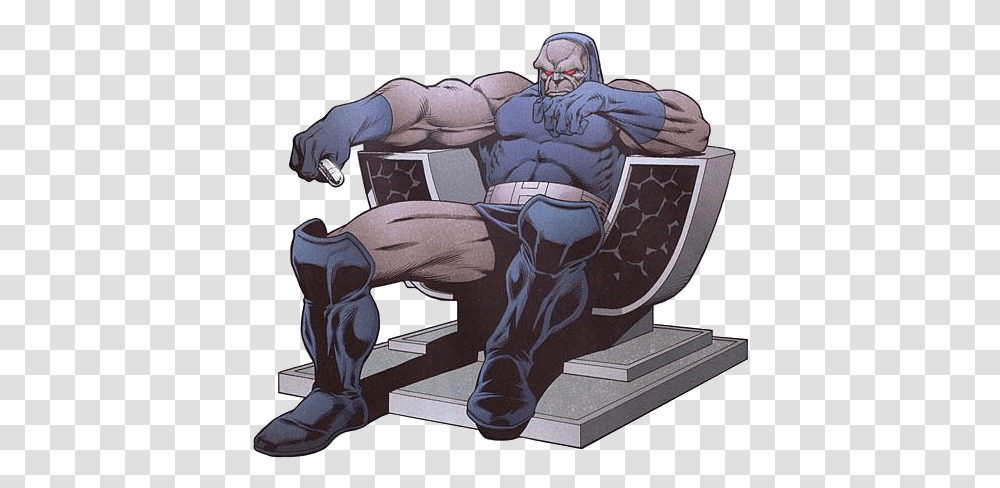 Darkseid Dc Image Darkseid Pre New, Furniture, Person, Batman, Statue Transparent Png