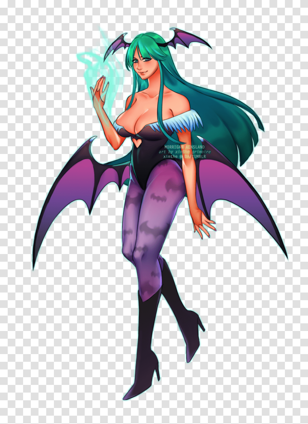 Darkstalkers Morrigan Aensland Fanart Gamingart, Person, Comics, Book Transparent Png