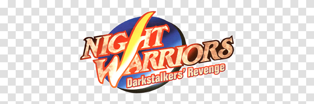 Darkstalkers Revenge Night Warriors Darkstalkers Revenge Logo, Food, Sweets, Ketchup, Meal Transparent Png