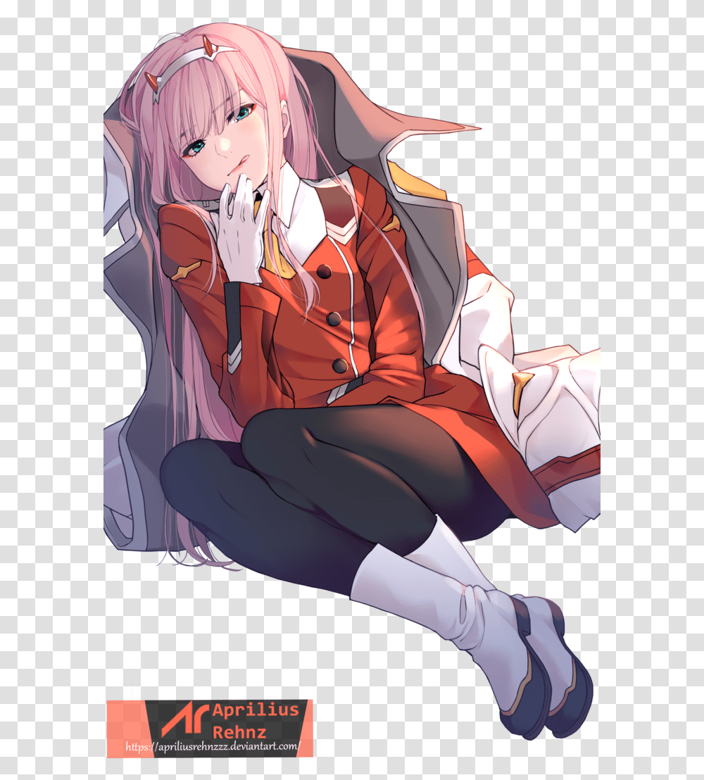 Darling In The Franxx 002, Comics, Book, Manga, Person Transparent Png