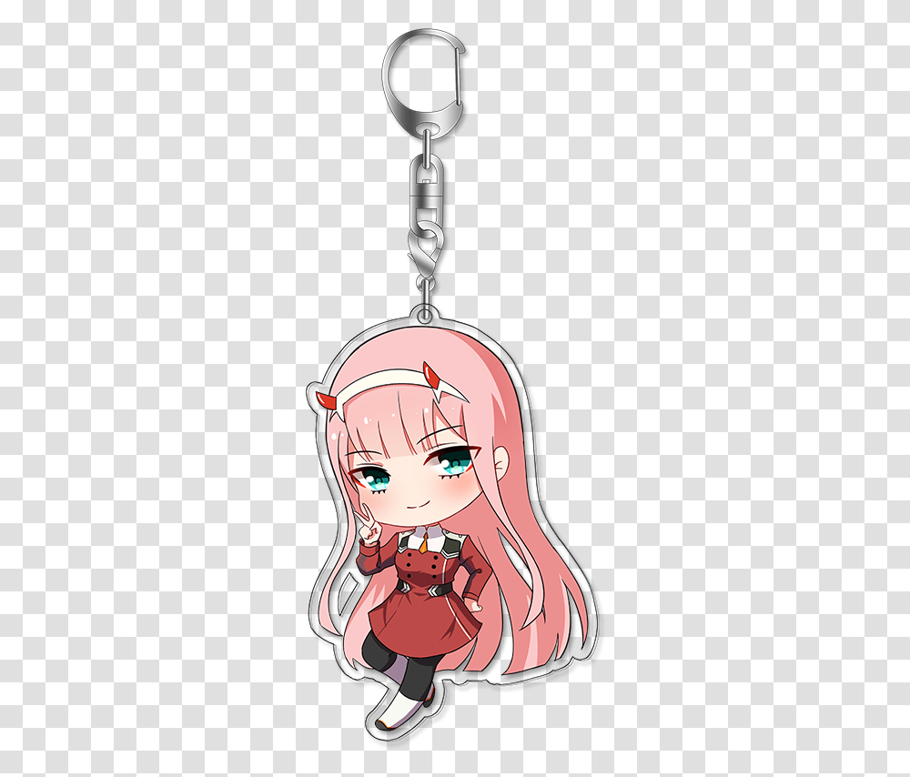 Darling In The Franxx Chibi, Person, Human, Pendant, Book Transparent Png