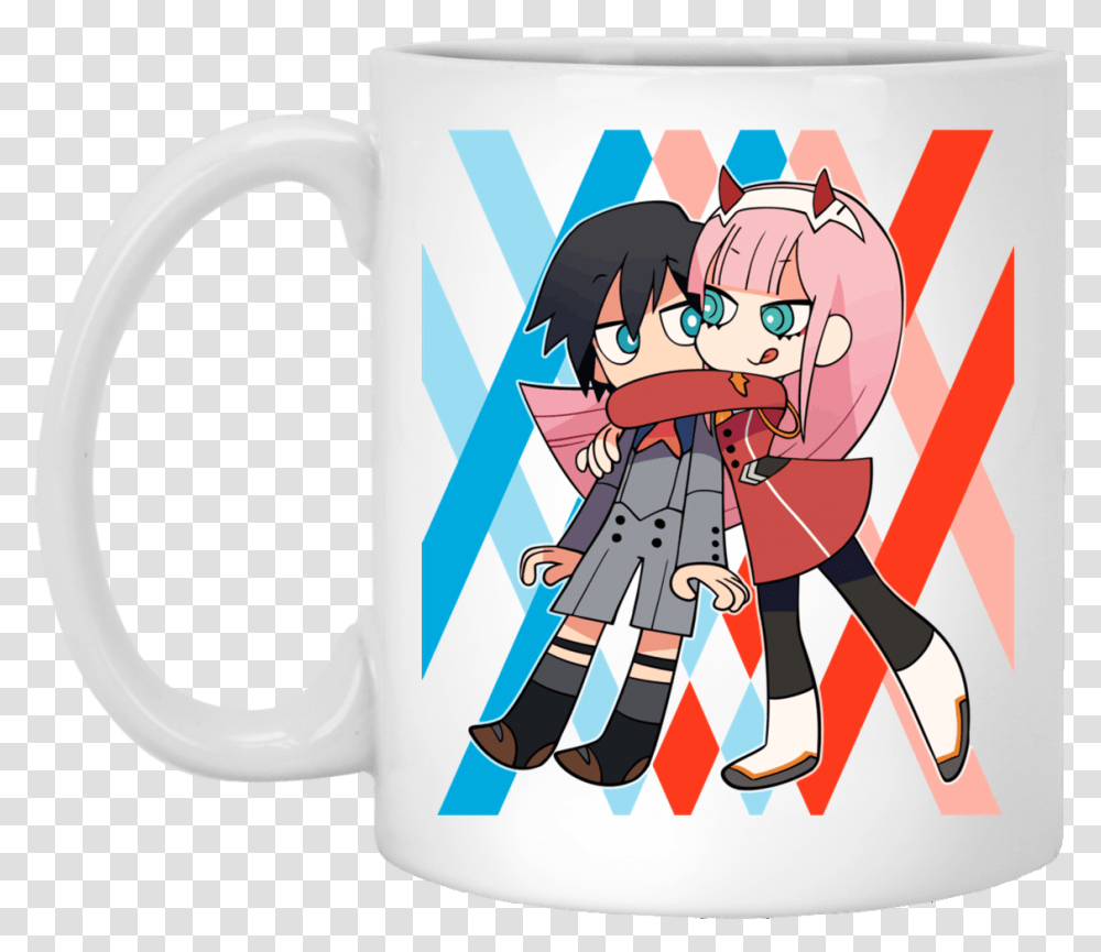 Darling In The Franxx, Coffee Cup, Person, Human, Poster Transparent Png