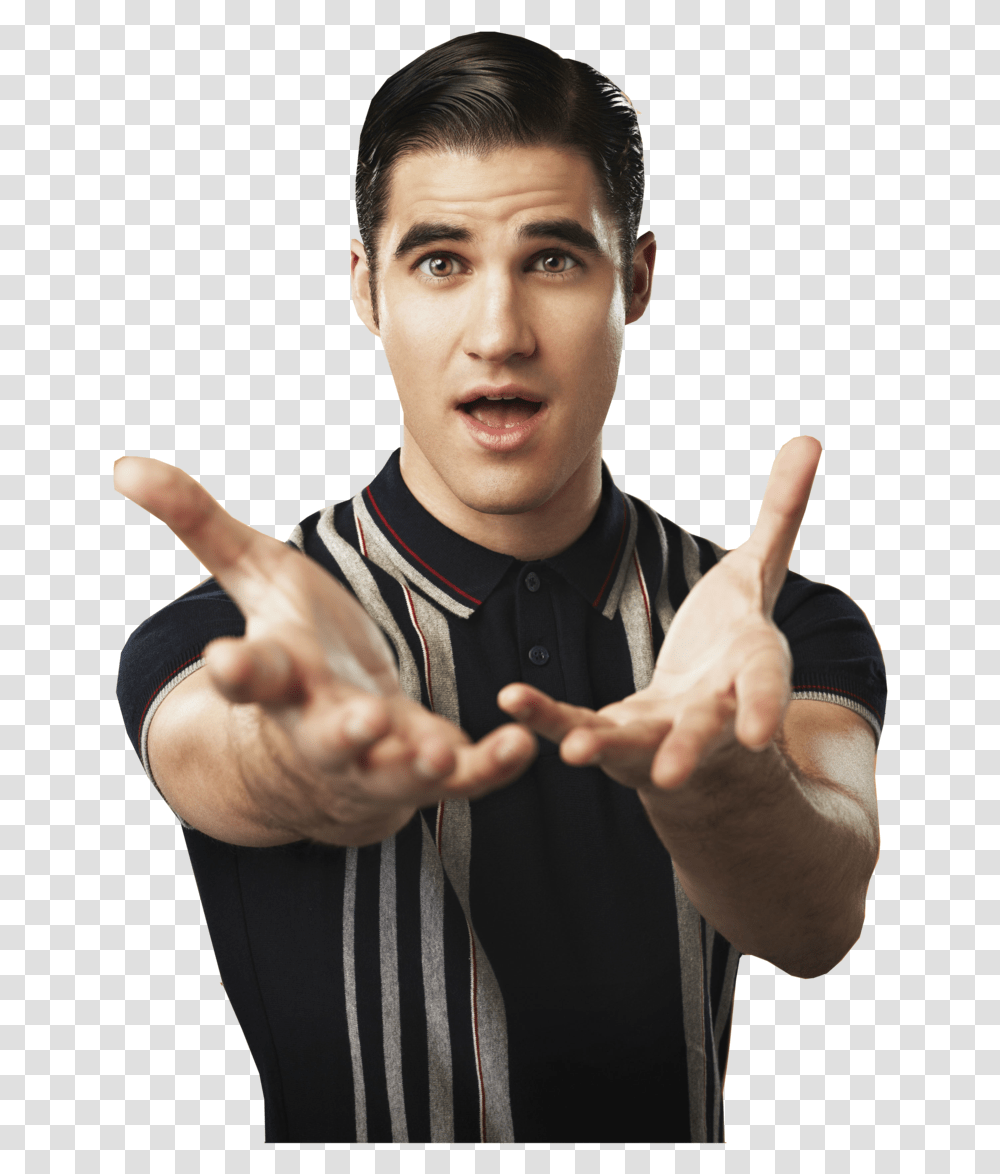 Darren Criss Pic Blaine Anderson, Finger, Person, Human, Thumbs Up Transparent Png