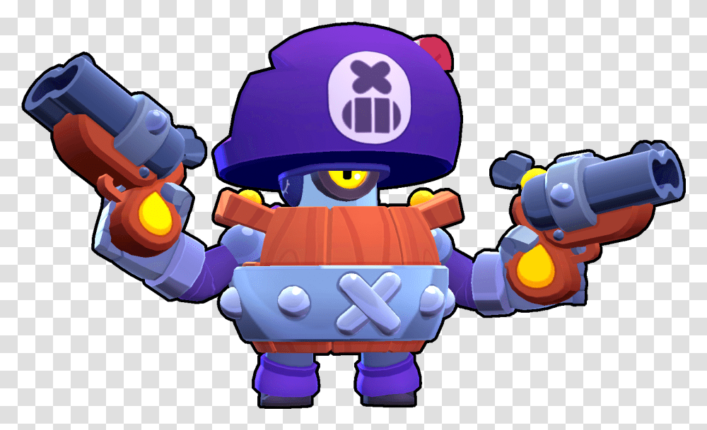 Darryl Brawl Stars Wiki Fandom Brawl Stars Brawler Darryl, Toy, Super Mario, Robot, Pac Man Transparent Png