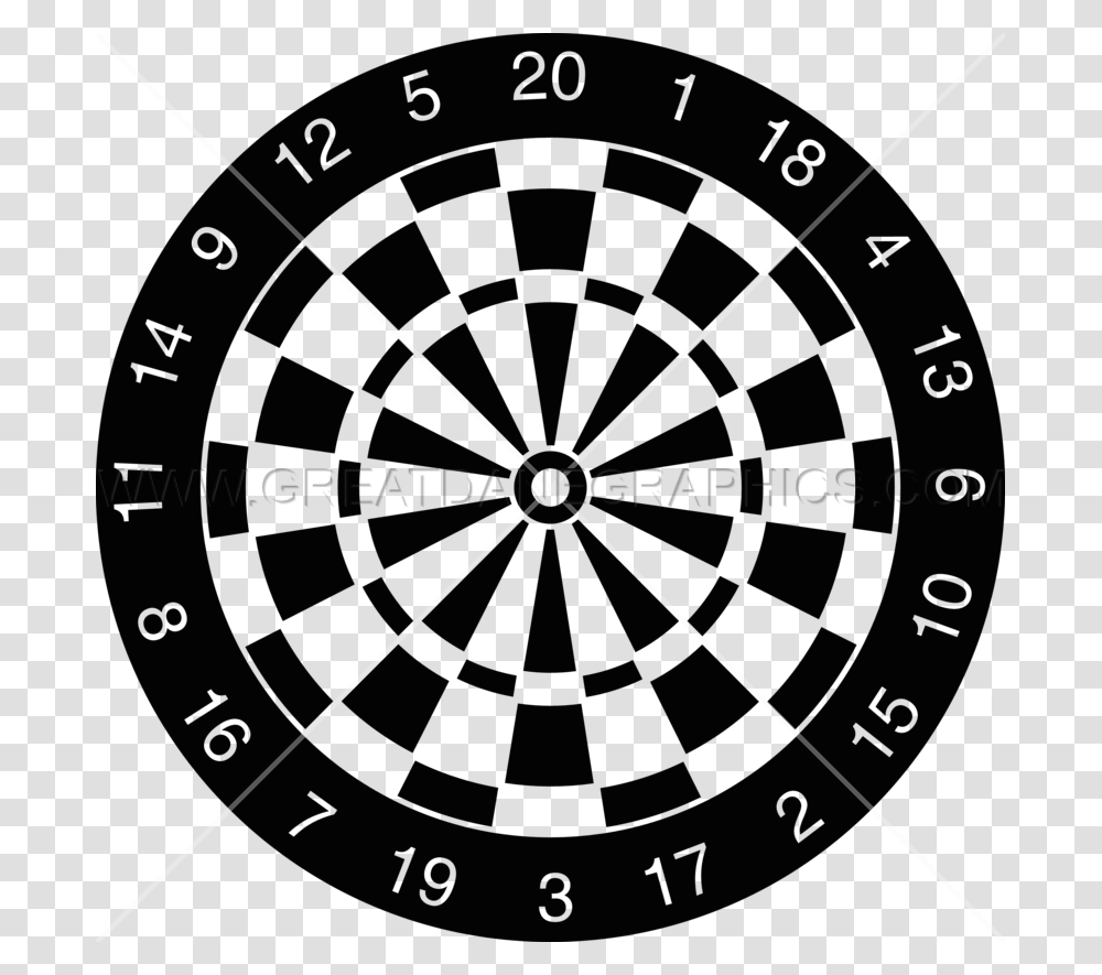 Dart Board Flat Dart Board Clipart Black And White, Darts, Game, Clock Tower, Architecture Transparent Png