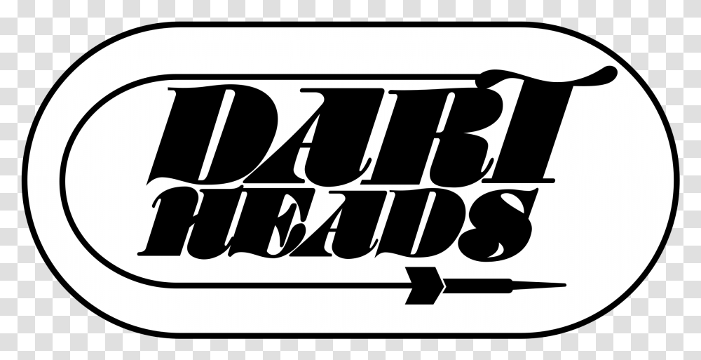 Dart Heads Logo Dart Heads, Label, Alphabet, Word Transparent Png