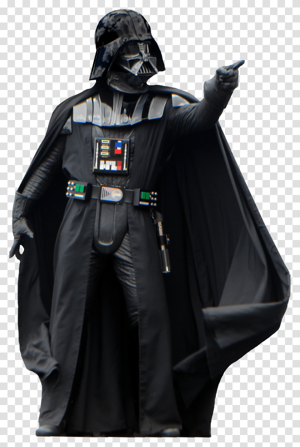 Darth Collections Darth Vader Pointing, Clothing, Apparel, Helmet, Long Sleeve Transparent Png