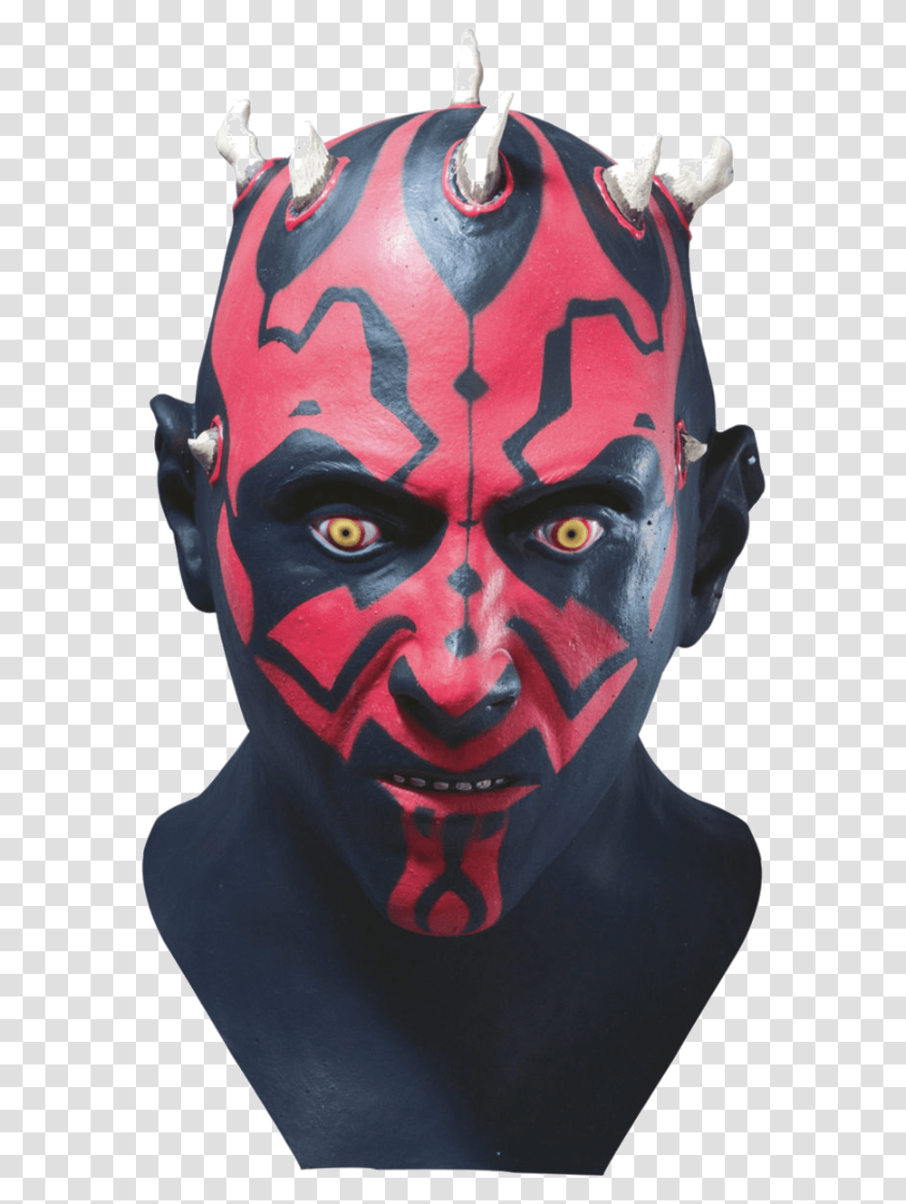 Darth Maul Darth Maul Mask, Face, Head, Modern Art, Paint Container Transparent Png