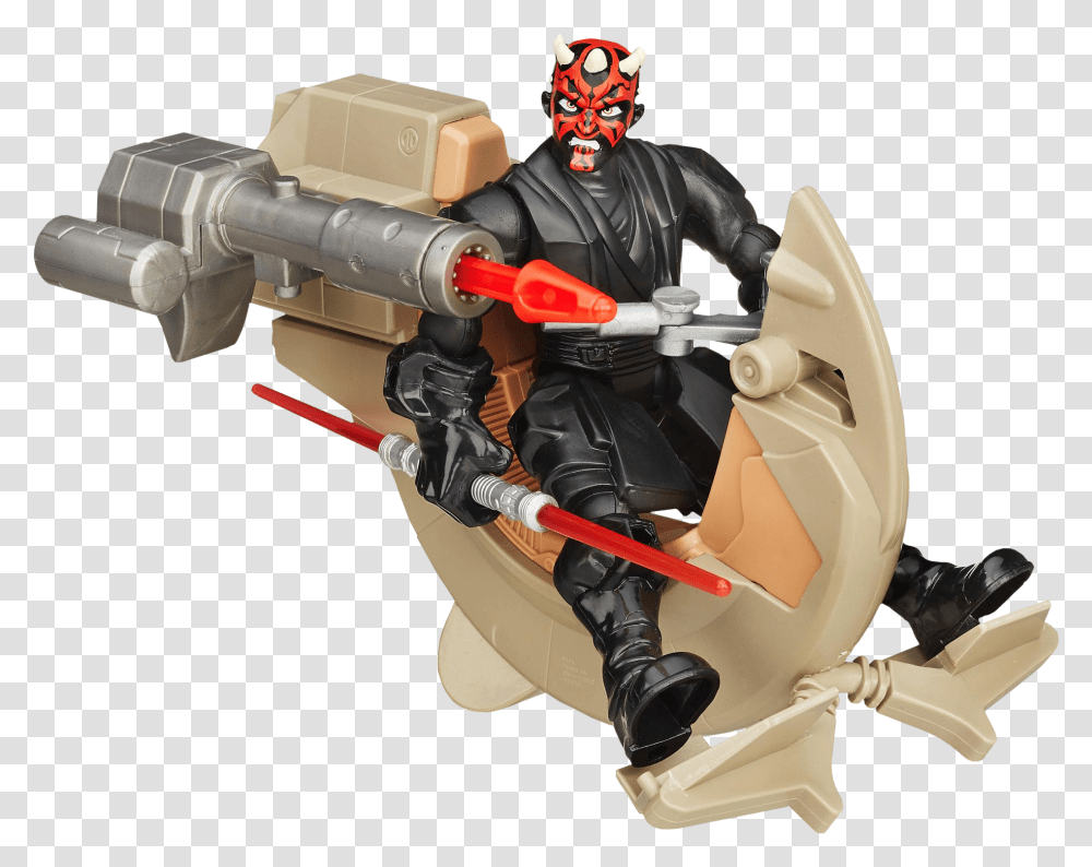 Darth Maul Galactic Heroes Star Wars Playskool, Toy, Person, Costume Transparent Png