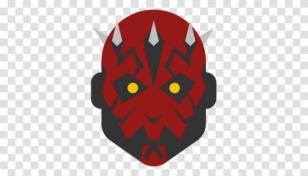 Darth Maul Sith Star Wars Icon, Paper Transparent Png