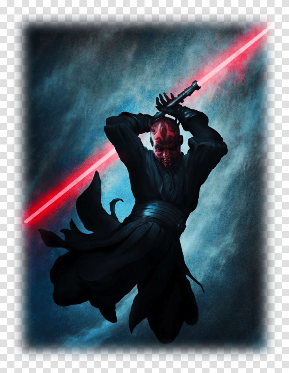 Darth Maul Vs Grand Inquisitor, Duel, Person, Human, Light Transparent Png