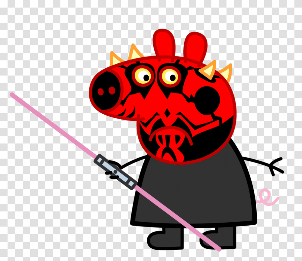 Darth Peppa Pig Monster By Huuthuat Anakin Skywalker Fan Art, Bow, Dynamite, Bomb, Weapon Transparent Png