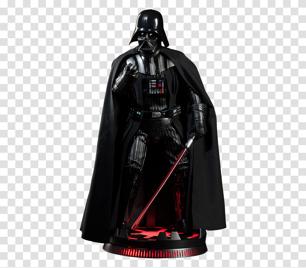 Darth Vader 1 6 Sideshow, Helmet, Costume, Person Transparent Png