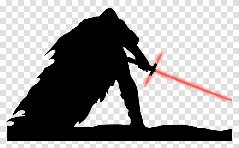 Darth Vader Clipart Star Wars Kylo Ren Silhouette, Toy, Water Gun Transparent Png