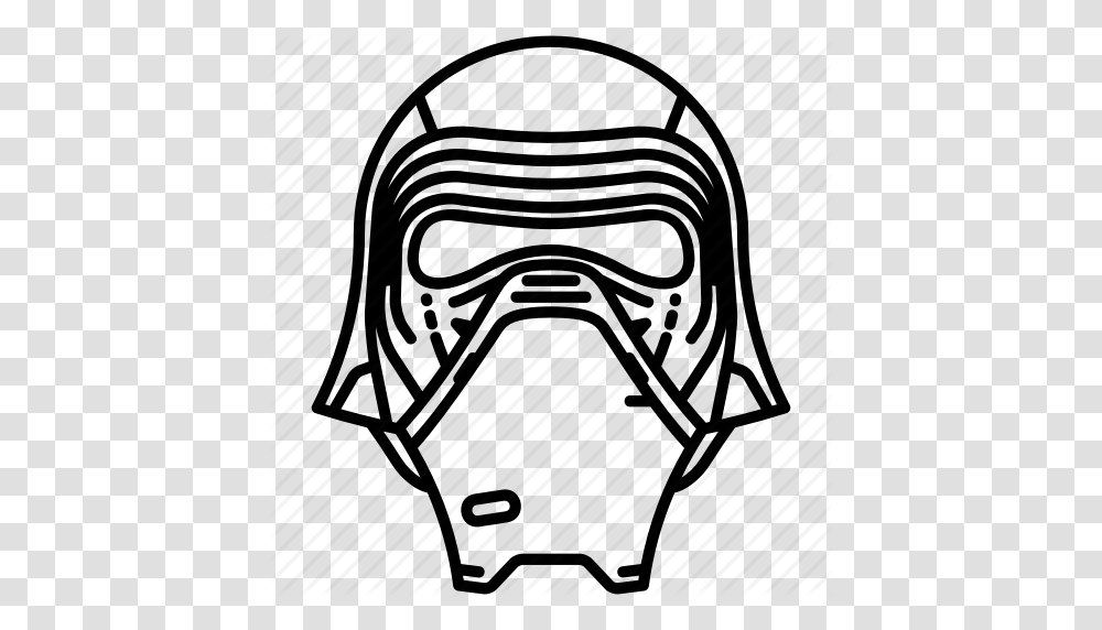 Darth Vader Force Helmet Kylo Ren Movie Sith Star Wars Icon, Apparel, Chair, Furniture Transparent Png