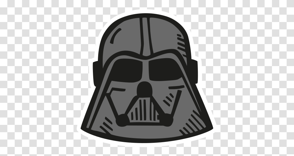 Darth Vader Free Icon Of Space Hand Darth Vader Icon, Helmet, Clothing, Apparel, Stencil Transparent Png