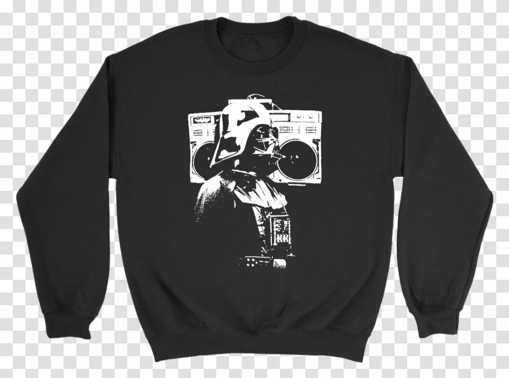 Darth Vader Ghetto Blaster, Apparel, Sweatshirt, Sweater Transparent Png