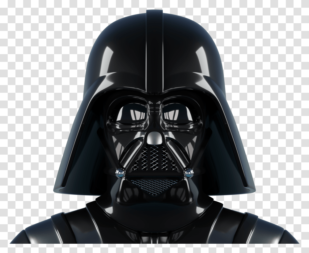 Darth Vader Head, Helmet, Apparel, Crash Helmet Transparent Png