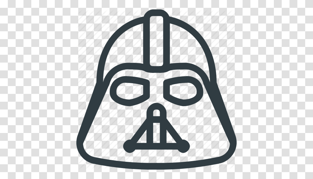 Darth Vader Head Outline, Swing, Toy Transparent Png