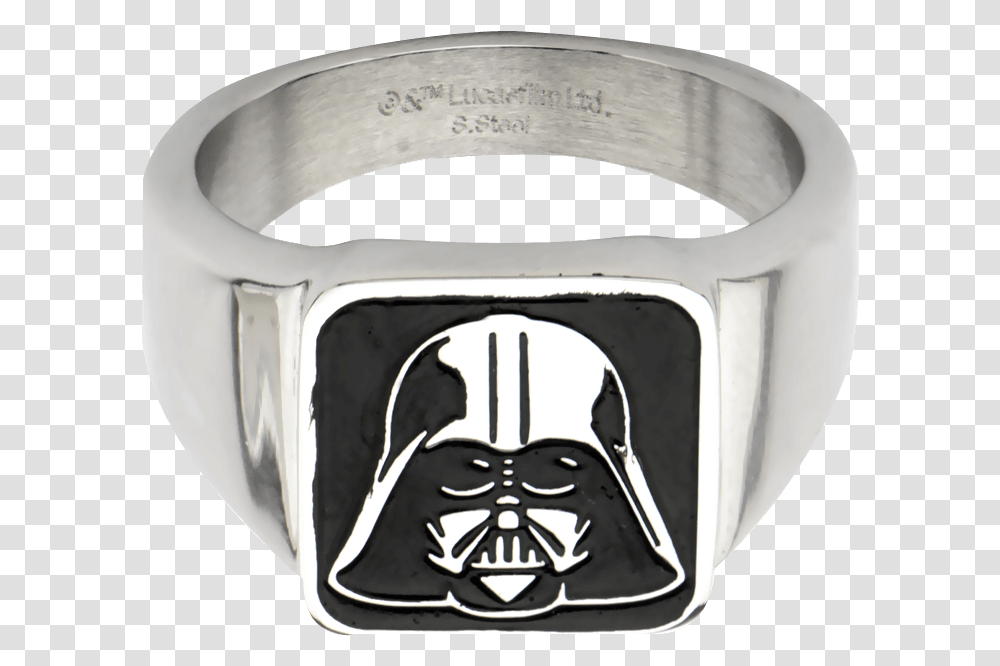Darth Vader Helmet Signet Ring Ring, Apparel, Buckle, Accessories Transparent Png