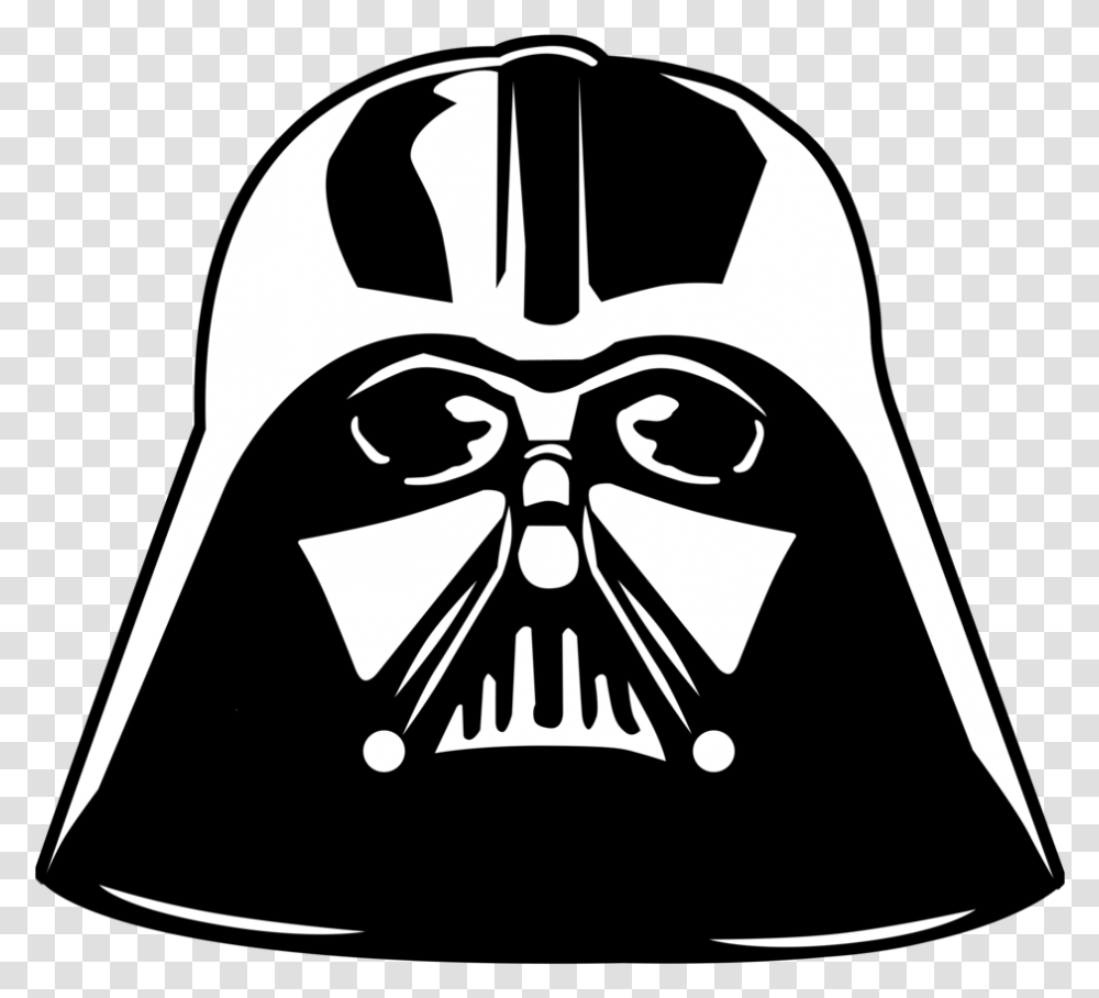 Darth Vader Helmet Star Wars Darth Vader Vetor, Stencil, Hoodie, Sweatshirt, Sweater Transparent Png