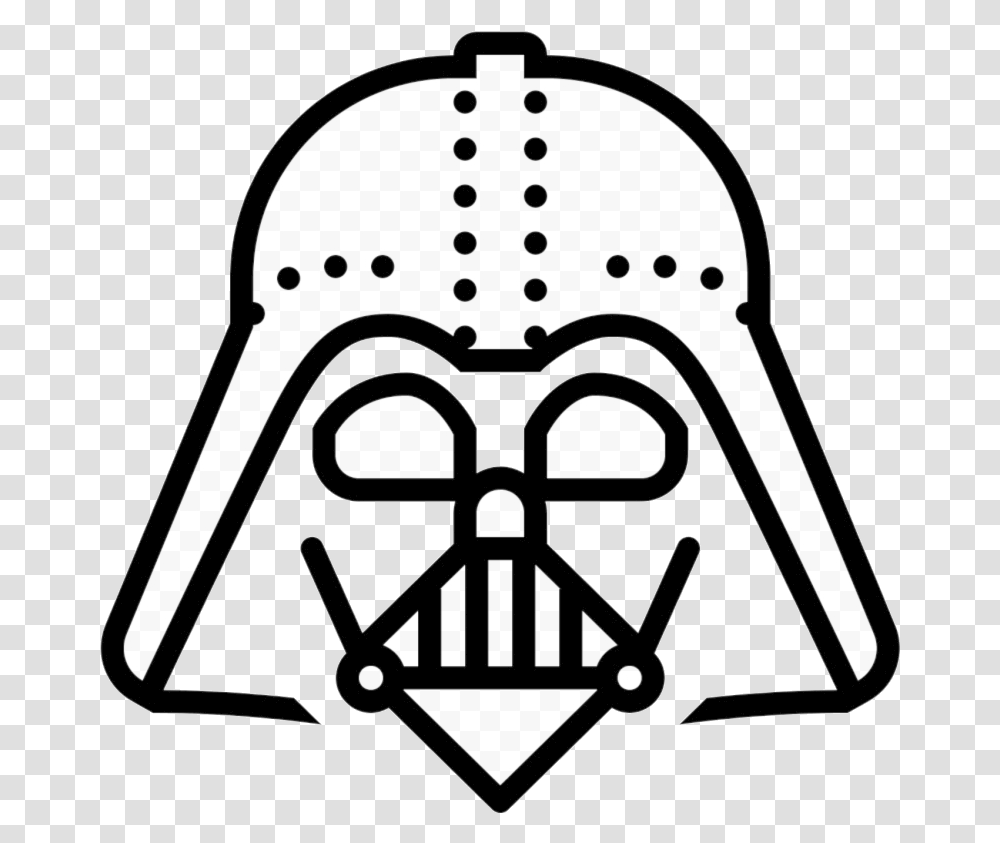 Darth Vader Icon Clipart Darth Vader, Mask, Stencil Transparent Png