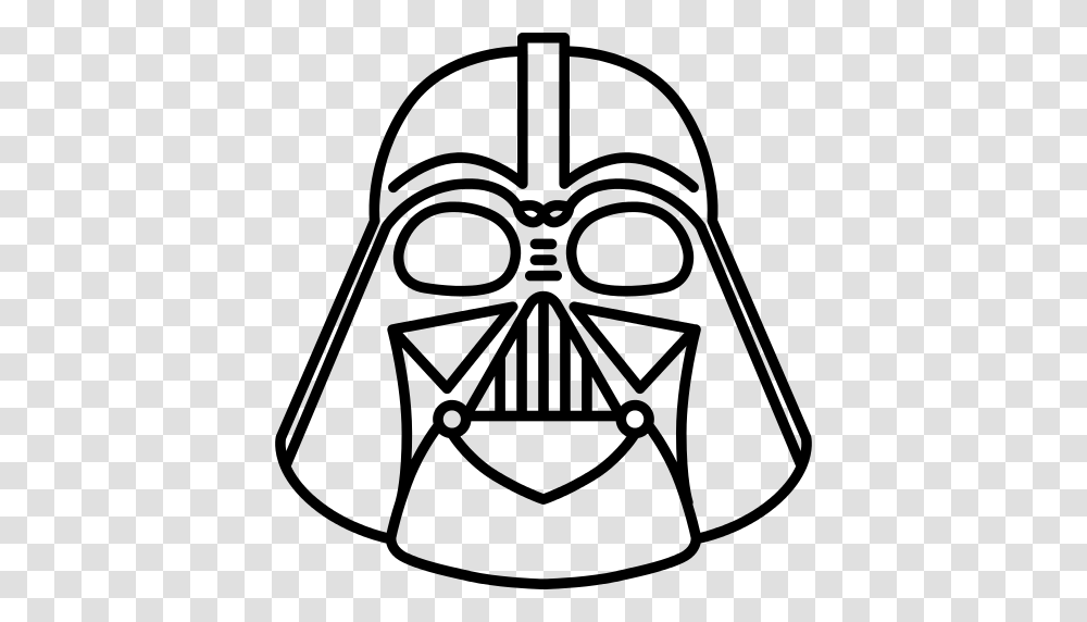 Darth Vader Icon, Gray, World Of Warcraft Transparent Png