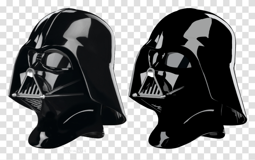 Darth Vader Mask, Helmet, Apparel, Stencil Transparent Png