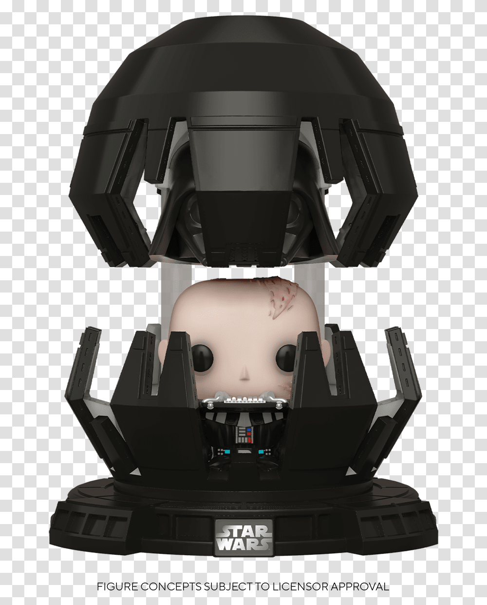 Darth Vader Meditation Chamber Funko, Toy, Robot, Helmet Transparent Png