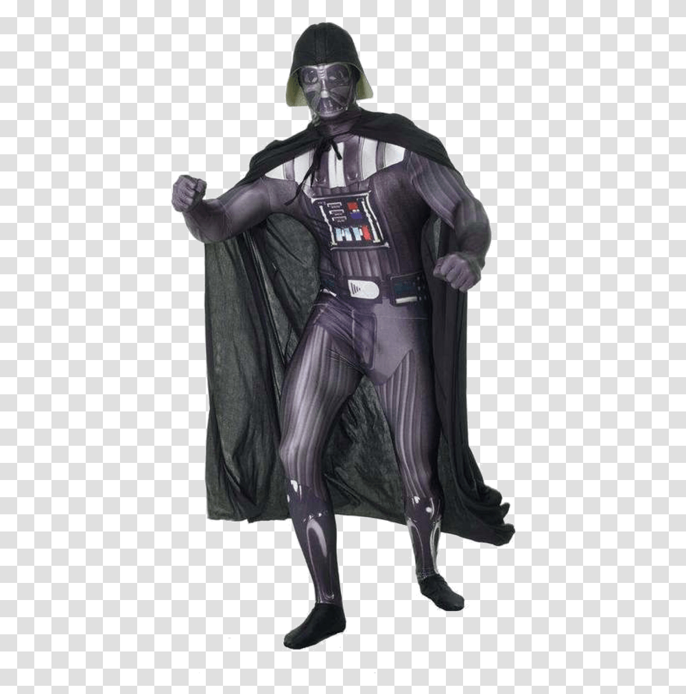 Darth Vader Morphsuit, Apparel, Costume, Person Transparent Png