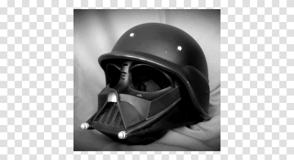 Darth Vader Motorcycle Helmet, Apparel, Crash Helmet, Batting Helmet Transparent Png