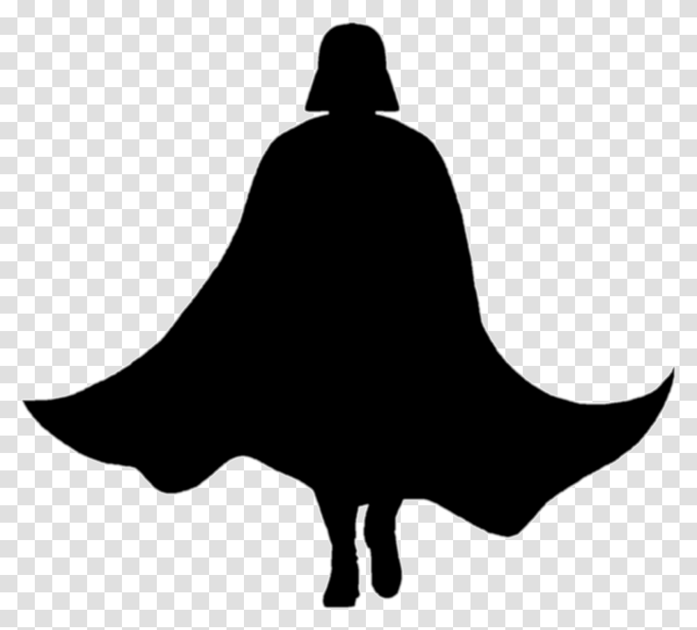 Darth Vader Silhouette Clipart Free Ya, Apparel, Cloak, Fashion Transparent Png