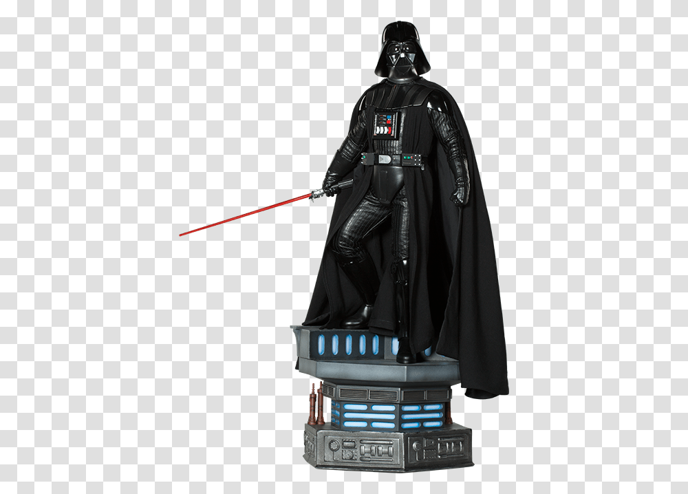 Darth Vader Statue, Apparel, Overcoat, Person Transparent Png