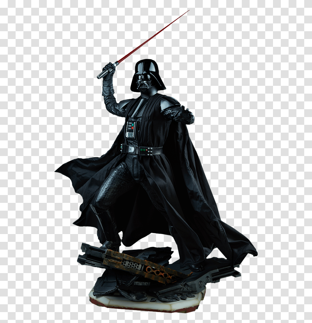 Darth Vader Statue Premium Format, Ninja, Person, Human, Helmet Transparent Png