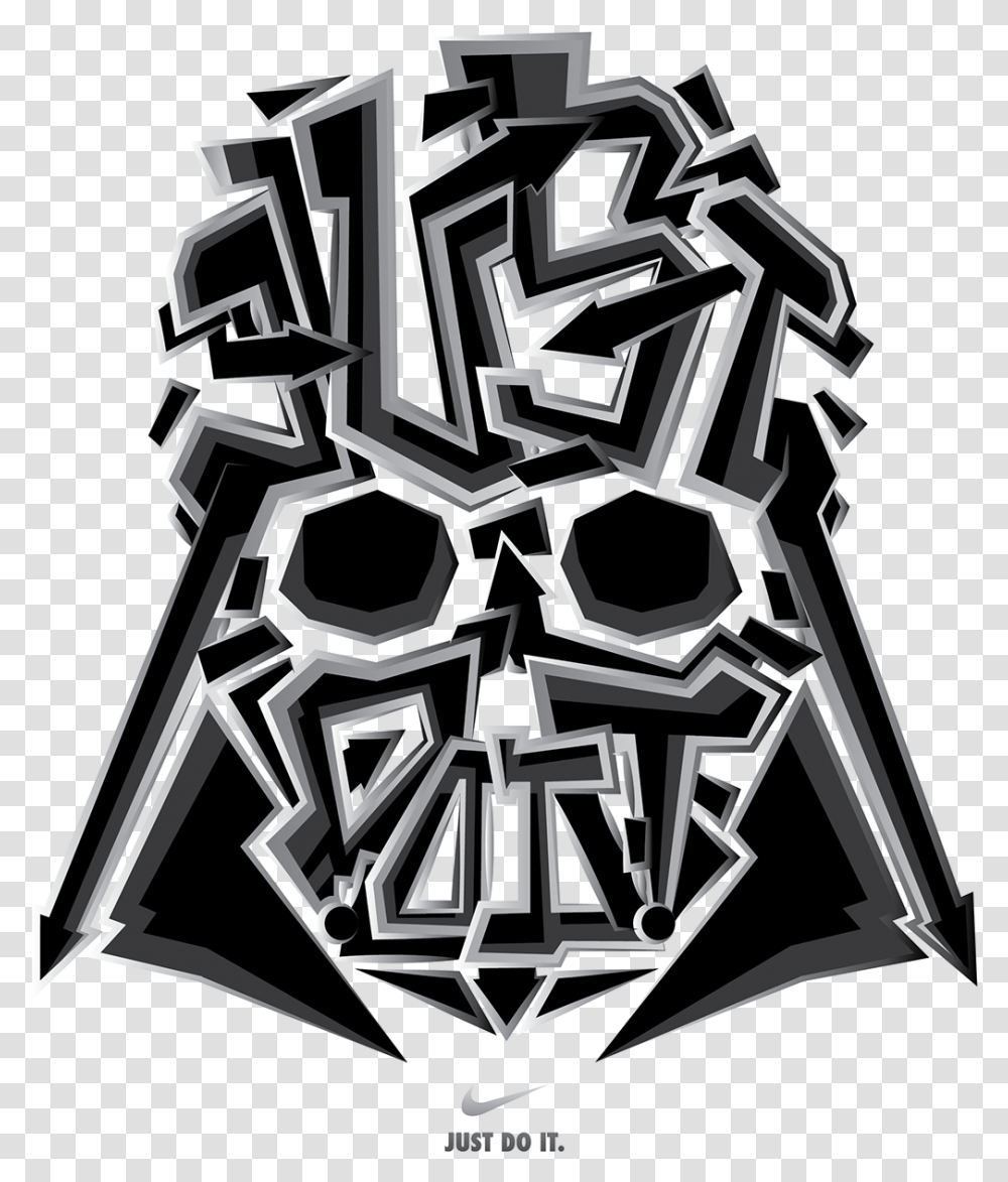 Darth Vader, Stencil, Doodle, Drawing Transparent Png