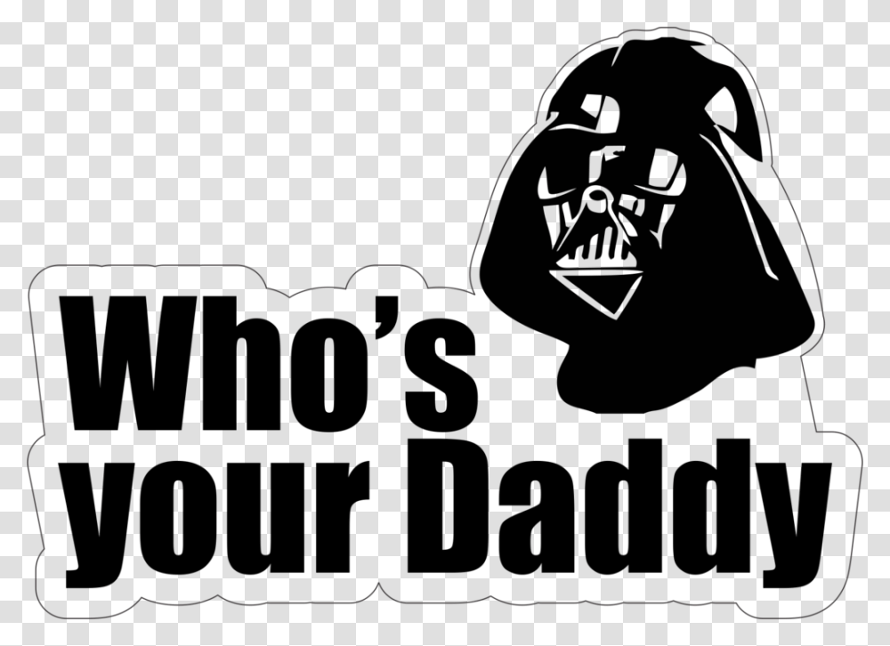 Darth Vader Sticker, Silhouette, Logo, Trademark Transparent Png