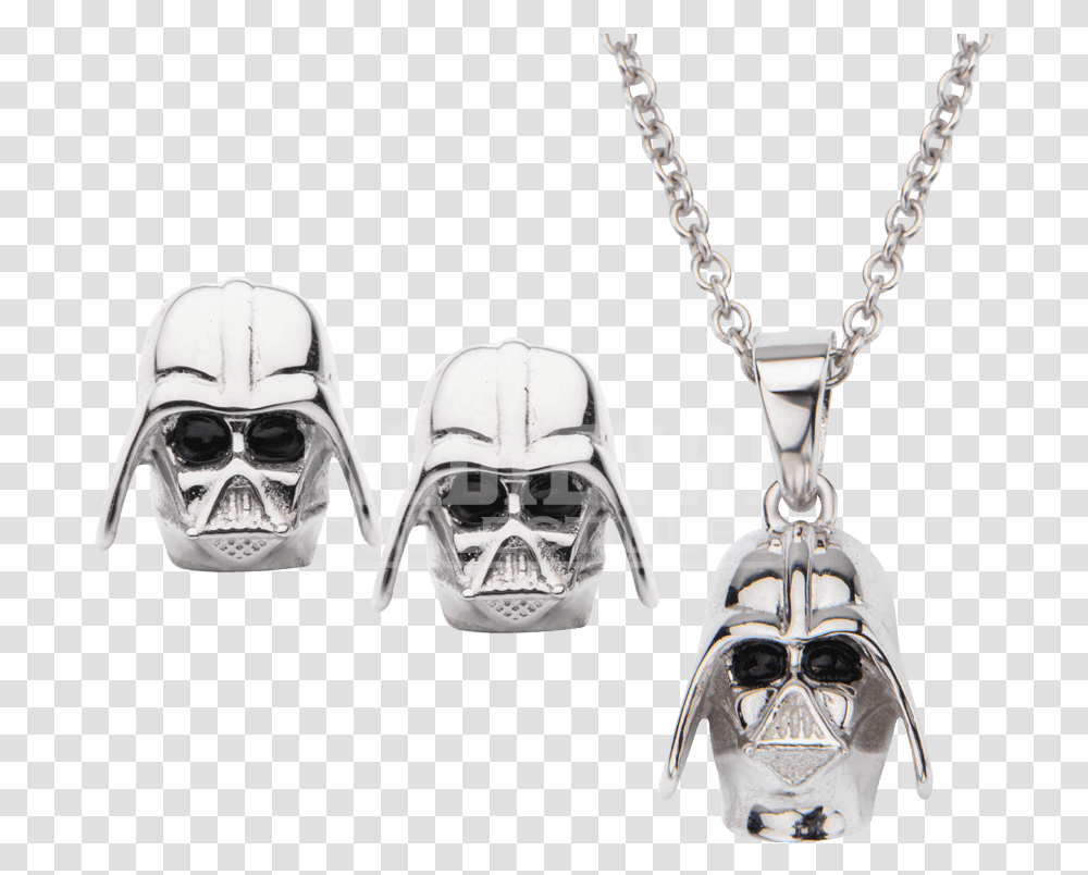 Darth Vader Stud Earrings And Pendant Set Collana Boombox Amazon, Sunglasses, Accessories, Accessory, Helmet Transparent Png