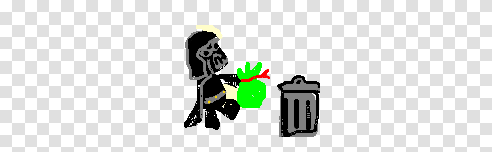Darth Vader Taking Out The Trash, Tin, Can, Stencil Transparent Png