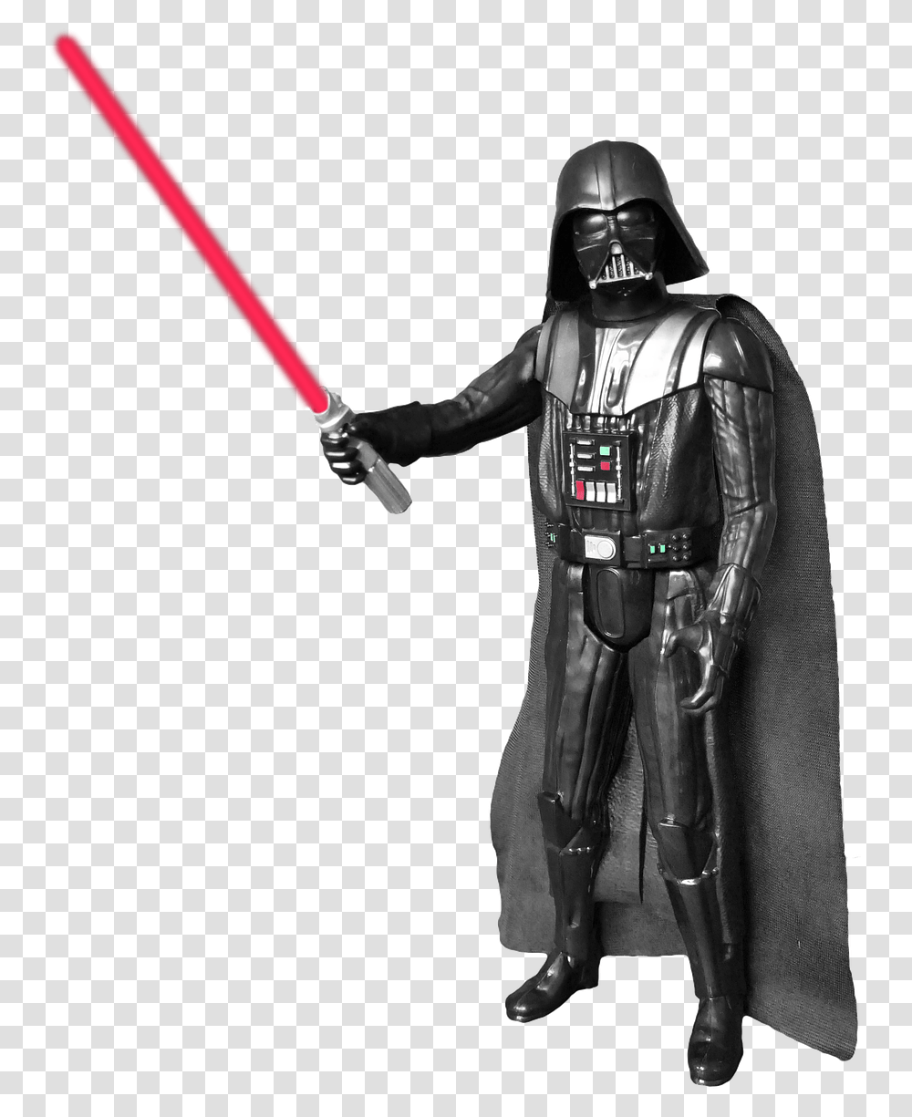 Darth Vader With Sword, Person, Human, Helmet Transparent Png
