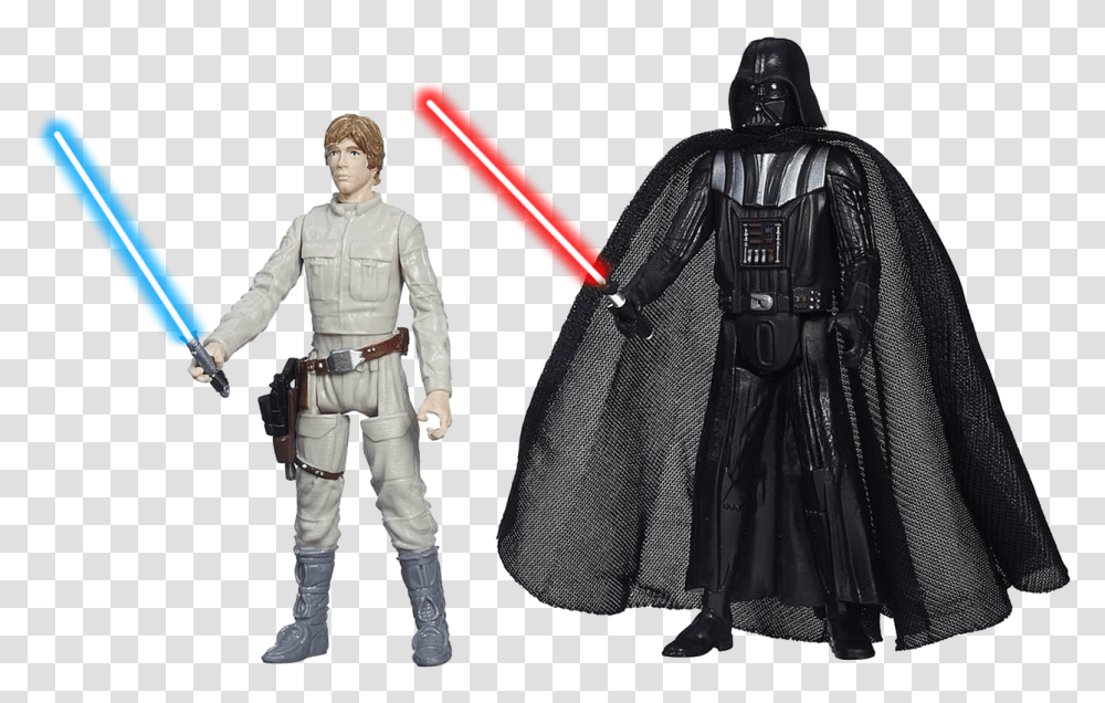 Darth Vader Y Luke Jugetes, Person, Human, Apparel Transparent Png