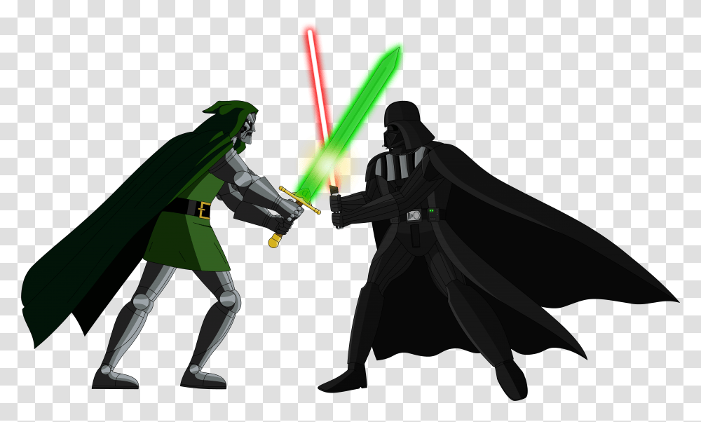 Darth Vaderfictional Characteraction Luke Skywalker And Darth Vader Vector, Duel, Person, Human, Ninja Transparent Png