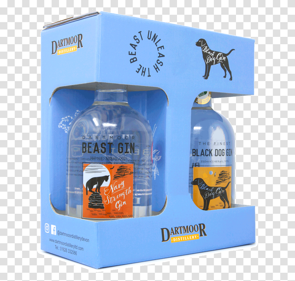 Dartmoor Gift Pack Web Glass Bottle, Cosmetics, Dog, Mammal, Beer Transparent Png